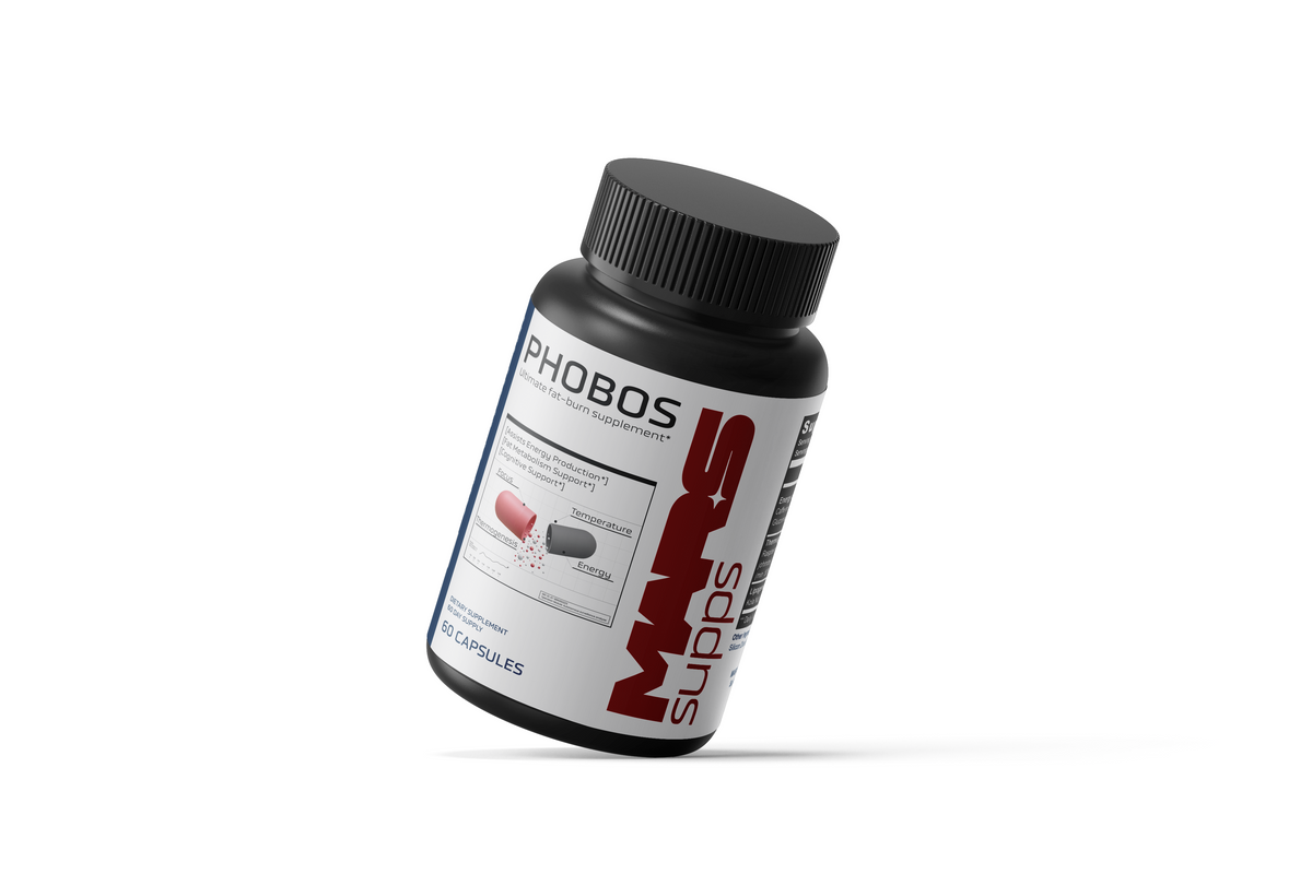 PHOBOS  Thermogenic Fat Metabolism, Energy & Focus Support | 60 Capsules