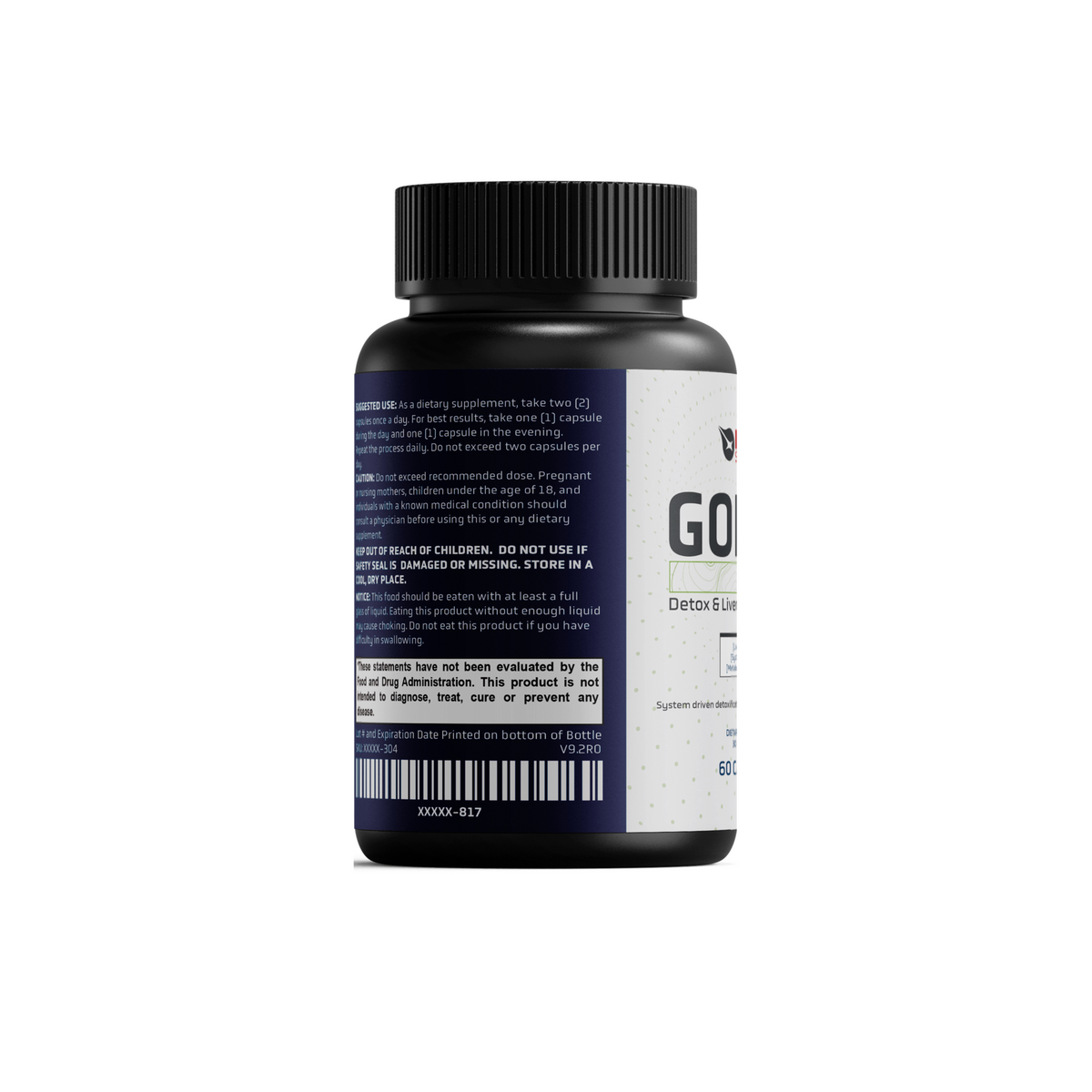 GOLITH  Detox, Liver & Digestive System Support | 60 Capsules