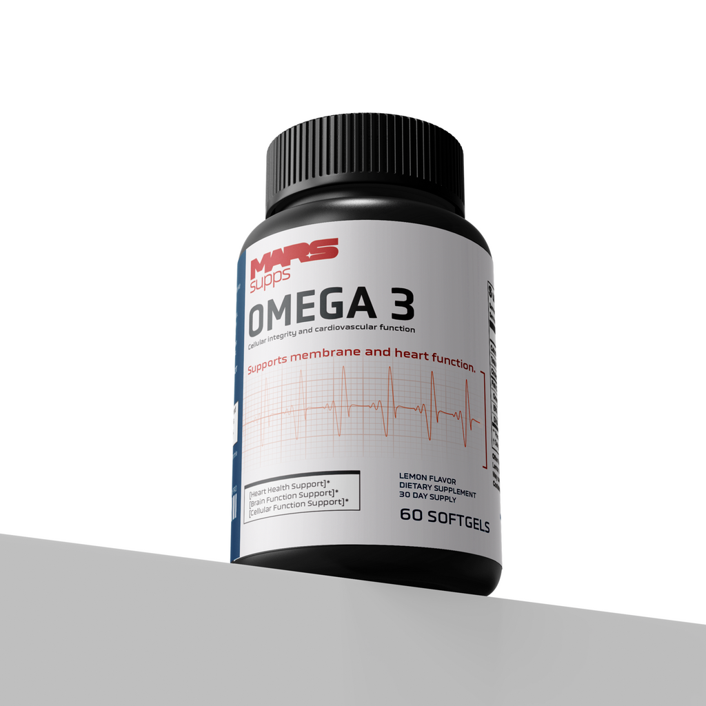 OMEGA 3  EPA + DHA Heart, Brain & Cellular Support | 60 Softgels
