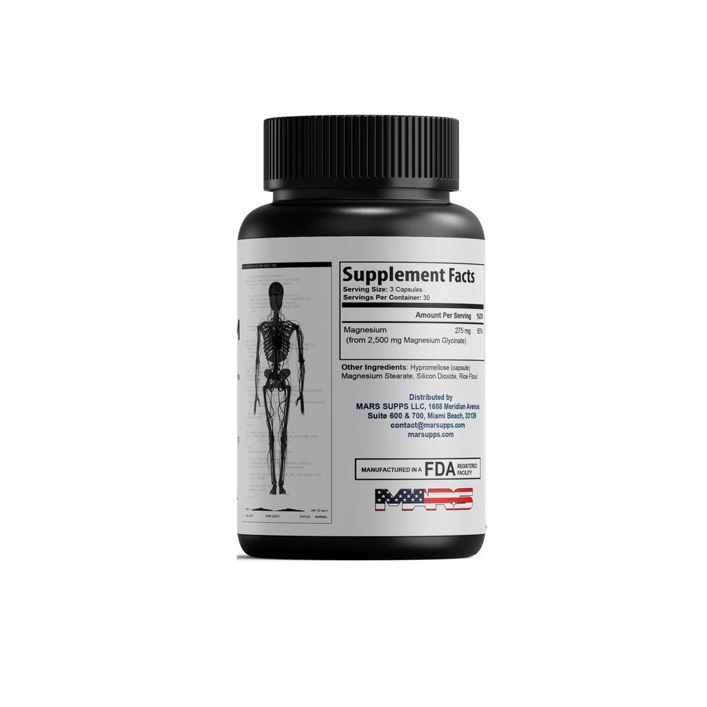 MAGNESIUM GLYCINATE  Neuromuscular, Sleep & Recovery Support | 90 Capsules