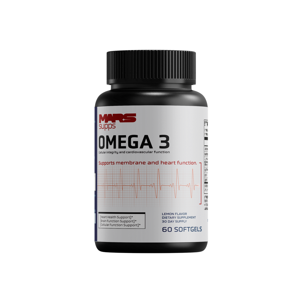 OMEGA 3  EPA + DHA Heart, Brain & Cellular Support | 60 Softgels