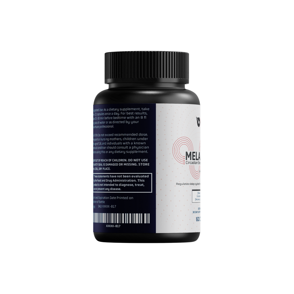 MELATON LAB  Circadian Sleep, Relaxation & Recovery Support | 60 Capsules