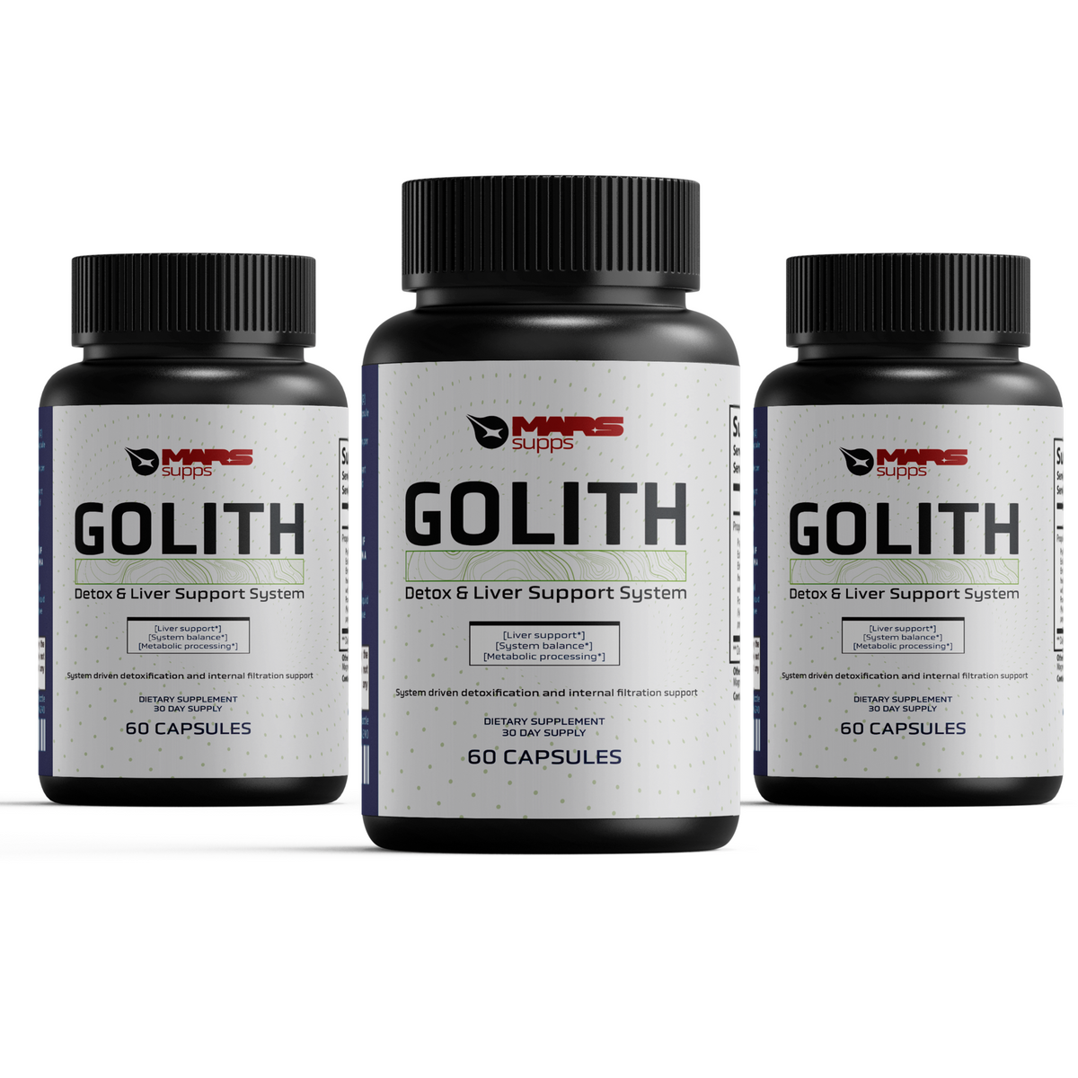 GOLITH  Detox, Liver & Digestive System Support | 60 Capsules