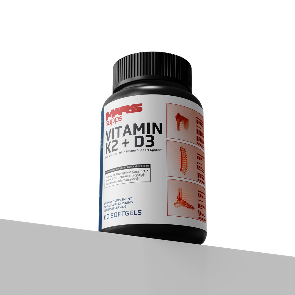 VITAMIN K2 + D3  Calcium Utilization, Bone & Structural Support | 60 Capsules