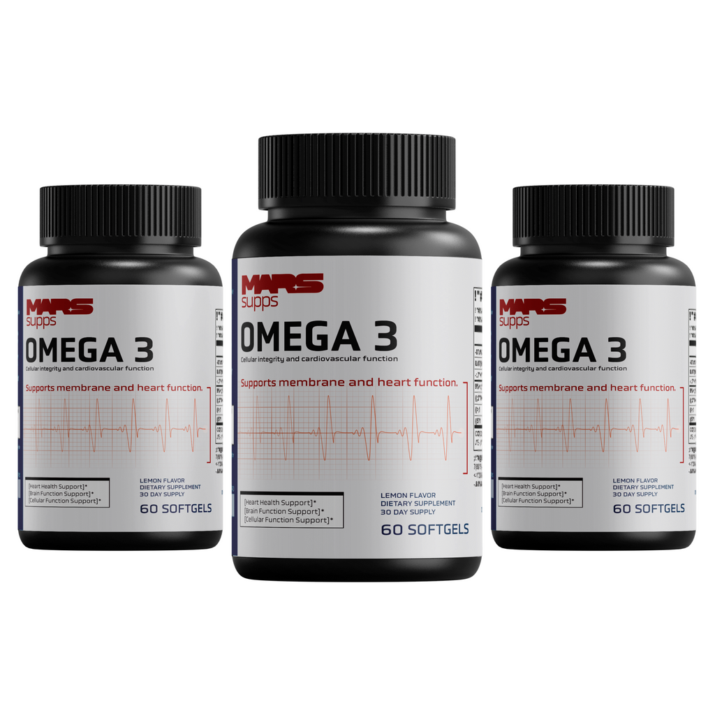 OMEGA 3  EPA + DHA Heart, Brain & Cellular Support | 60 Softgels