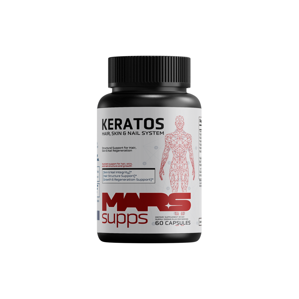 KERATOS  Hair, Skin & Nail Structural Support System | 60 Capsules