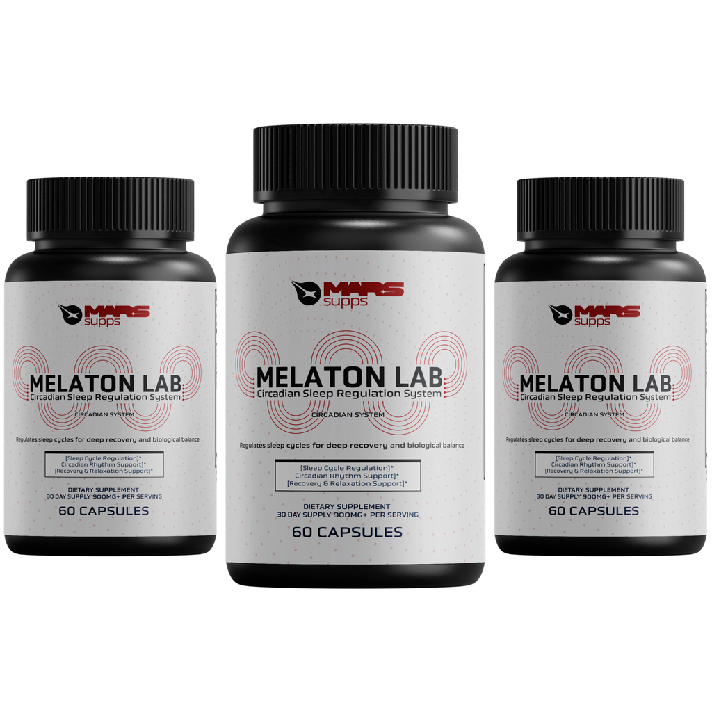 MELATON LAB  Circadian Sleep, Relaxation & Recovery Support | 60 Capsules