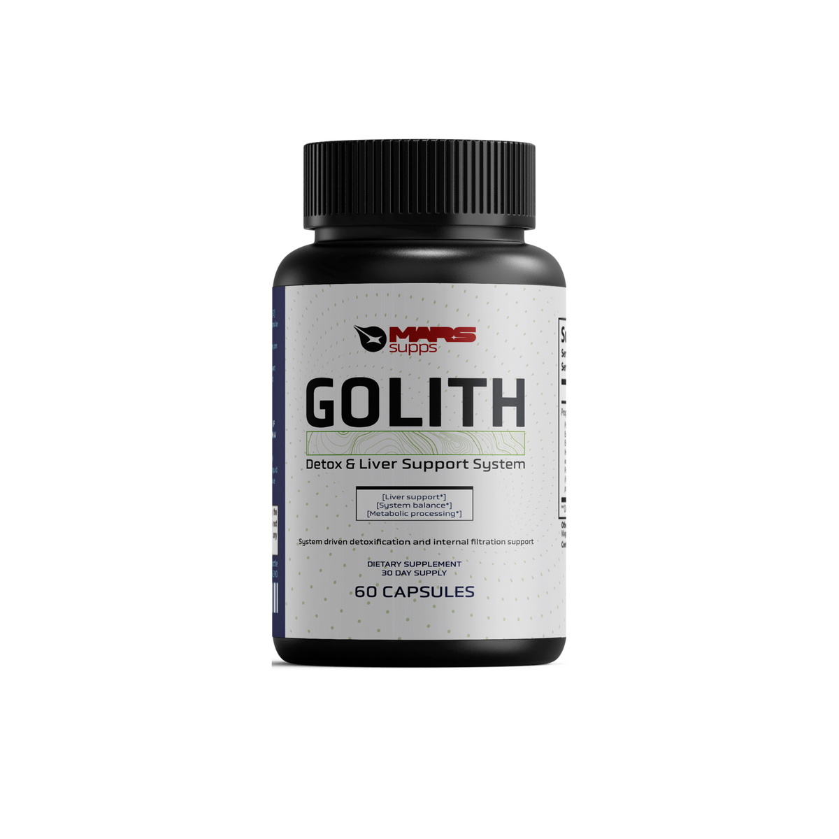 GOLITH  Detox, Liver & Digestive System Support | 60 Capsules
