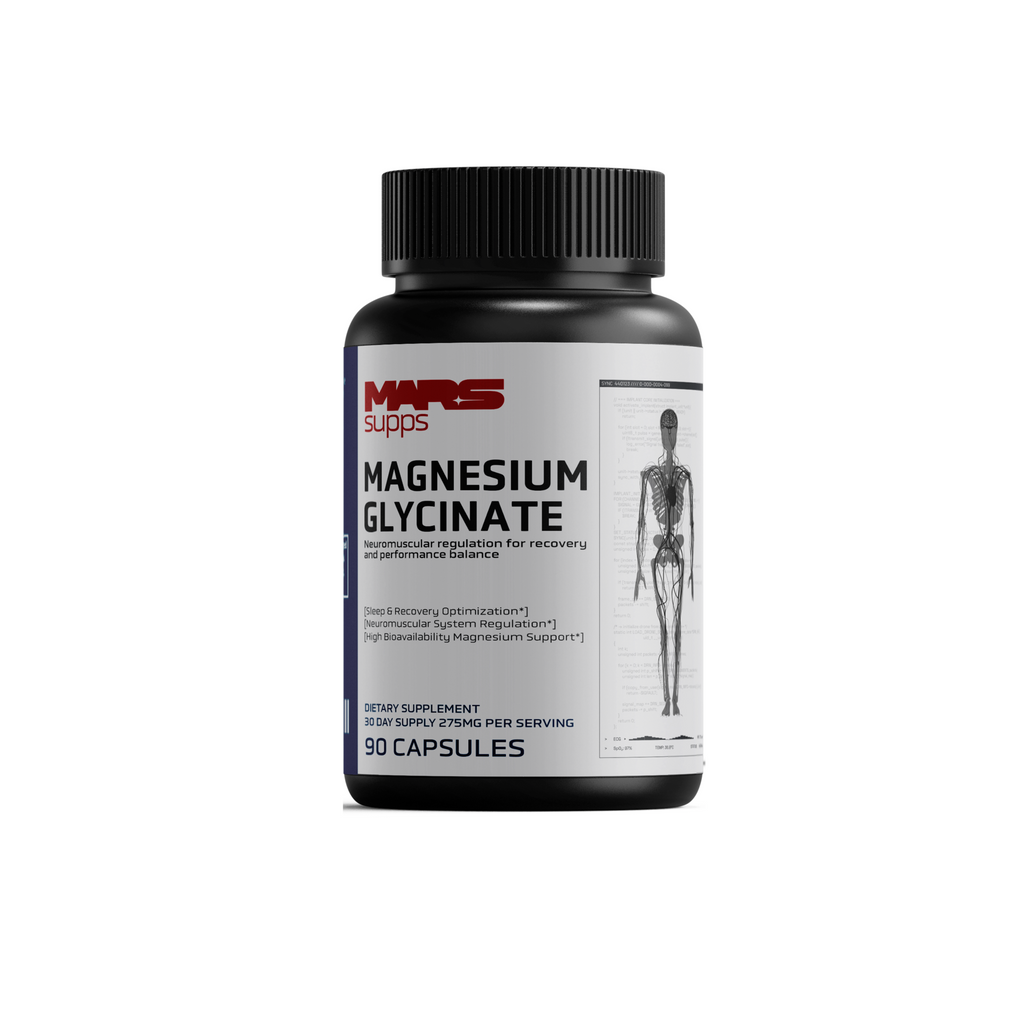 MAGNESIUM GLYCINATE  Neuromuscular, Sleep & Recovery Support | 90 Capsules